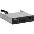 Chieftec CRD-908H - Kortleser - 2-i-1 - 3,5 (SD, microSD) - USB 3.2 Gen 1 / USB-C