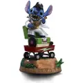 Iron Studios Lilo & Stitch Stitch Art Scale 1/10 King Of Rock 17 Cm Figur