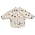 Liewood Merle Printed Cape Bib Sea creature / Sandy