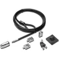 Kensington Desktop and Peripherals Locking Kit 2.0 - Supervisor Keyed - System, sikkerhetssett - 2.44 m