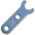 Audacious Concept Anso Knife Tool Key - Titanium - Stonewashed Blue