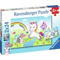 Ravensburger Enhjørning Puslespill 2x24 brikker