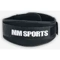 MM Sports Neoprene Belt - Vektløfterbelte, svart - L