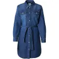 Pepe Jeans Victoria Denim Kjole Med Lange Ermer