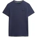 Superdry for man. M1011245A T-shirt with logo Essential navy (3XL), Casual, Short sleeve, Organic Cotton, Sustainable