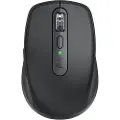 Logitech MX Anywhere 3 - Mus - laser - 6 knapper - trådløs - 2.4 GHz, Bluetooth - USB trådløs mottaker - grafitt