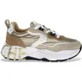 Voile Blanche for woman. 2017475 Leather Sneakers Club105 beige (41), 3 to 5 cm, Laces, Casual