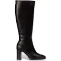 Wonders for woman. M-5150 Treze boots black (40), Leather, 5 to 8 cm, Zip, Casual