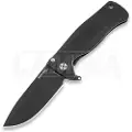 Lionsteel SR-22 Aluminum Black foldekniv, svart