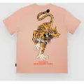 The Dudes Tiger Bear Classic Premium T-skjorte rosa