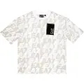 Emporio Armani Train Graphic Series Monogram Logo Kortarmet T-skjorte