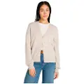 Timberland for woman. TB0A41N1EFL1 Beige Merino Cardigan (S), Casual, Wool