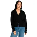 Timberland for woman. TB0A41N10011 Merino cardigan black (XL), Casual, Wool