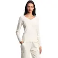 Emporio Armani Warm Rib V Langarmet Pyjamas-t-skjorte