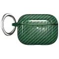 Mtp Products AirPods Pro 3 TPU-deksel med Karabinkroken - Karbonfiber - Grønn
