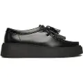 Clarks Shoes for woman. 26184943 Torview shoes black (40), Leather, Flat, 1 to 3 cm, Laces, Casual, Classic