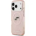Karl Lagerfeld Iml Glitter Karl Og Choupette Hoder-logo Iphone 17 Pro-deksel