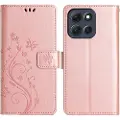 Mtp Products Motorola Moto G56 Butterfly Series Lommebok-deksel - Roségull
