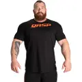Gasp Legacy Gym Tee, Black/Flame - S