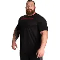 Gasp Legacy Gym Tee, Black/Red - XL