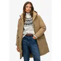 Superdry for woman. W5011983A City Fishtail Quilted Parka beige (XL), Casual, Polyester
