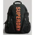 Superdry for man. Y9110157A Canvas backpack with black Mountain graphic (OSFA), Casual, Orange, Polyester
