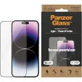 PanzerGlass iPhone 14 Pro Max Ultra-Wide Fit EasyAligner Skjermbeskytter - Svart Kant