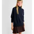 Marella for woman. 2523366394200 Ismaele navy oversize wool and cashmere jumper (M), Casual