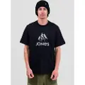 Jones Snowboards Truckee Org Cot T-skjorte svart