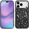 Mtp Products iPhone 17 Pro Galvanisert glitter-deksel - MagSafe-kompatibel - Svart