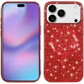 Mtp Products iPhone 17 Pro Galvanisert glitter-deksel - MagSafe-kompatibel - rød