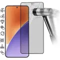 Mtp Products Xiaomi 15 Privacy Full Cover Beskyttelsesglass - Svart Kant
