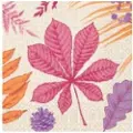 Multi Serviet L33xB33cm 3-lag 1/4-fold Bright Autumn,10 pk x 50 stk/krt