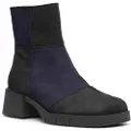 Art for woman. 1128511FA003_0MU Leather Ankle Boots 1285 Warsaw black (40), 3 to 5 cm, Zip, Casual