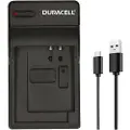 Duracell - USB-batterilader - 1 x batterier lader - svart