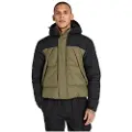 Timberland for man. TB0A6267AQ21 Quilted jacket, waterproof green (3XL), Casual, Nylon