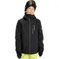 Quiksilver Side Hit Solid Kids Jakke svart