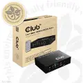 Club 3D CSV-1381 - Video/audio switch - 3-to-1, 8K 60 Hz/4K 120 Hz - 4 x HDMI - stasjonær