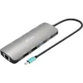 I-Tec Usb C Metal Nano 2x 100 W Dokkingstasjon