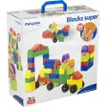 Miniland Super Blocks Byggespill 64 Enheter