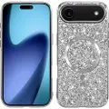 Mtp Products iPhone Air Galvanisert glitter-deksel - MagSafe-kompatibel - Sølv