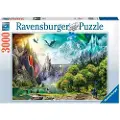 Ravensburger Dragenes Rike-puslespill 3000 Stykker