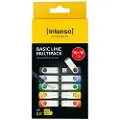 Intenso Basic Line, 8 GB, USB Type-A, 2.0, 28 MB/s, Svivel, Sort, Blå, Grønn, Oransje, Gult