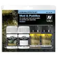 Wittmax Vallejo Vallejo: 73.189 - Diorama Effects Set - Mud & Puddles (4 x 35 ml)