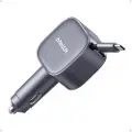 Anker Nano Car Charger (75W USB-C Port Built-In Retractable USB-C Cable) - Grey