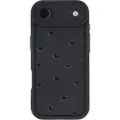 Mtp Products iPhone Air støtsikkert TPU-deksel med hjertemønster og forhøyede kanter - svart