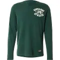 Superdry for man. M6010835A Vintage Athletic Long Sleeve T-Shirt green (XL), Casual, Cotton