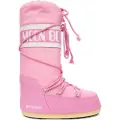 Moon Boot for woman. 80D1400440 Icon Nylon Boots pink (39/41), Flat, None, Casual, Snow