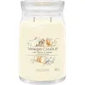 Yankee candle Signature, Cylinder, Gult, Rav, Cashmere tre, Jasmine, 90 timer, 1 stykker