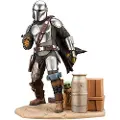 Kotobukiya The Mandalorian Stjernekrigen Artfx J Mandalorianeren & Grogu